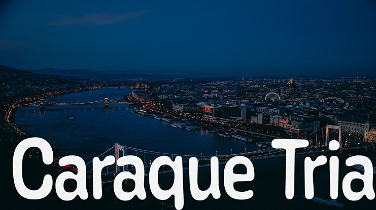 Caraque Trial Font Family