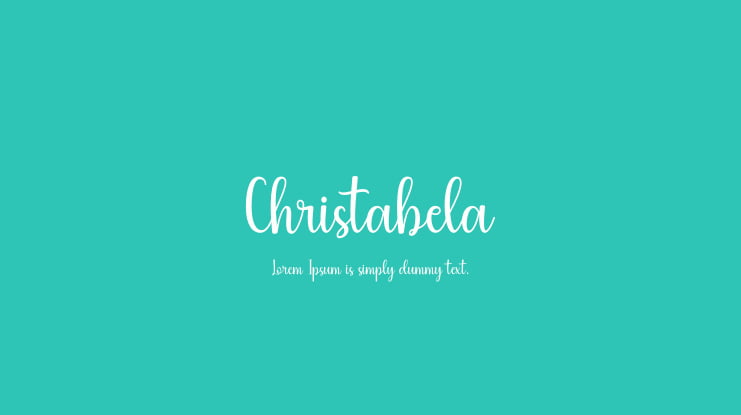 Christabela Font Family
