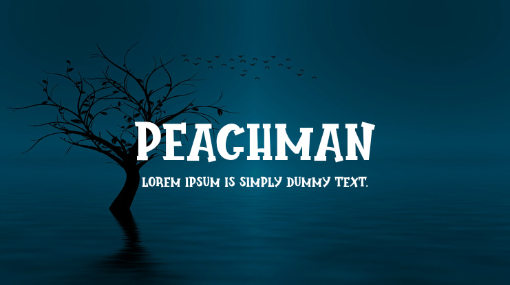 Peachman Font