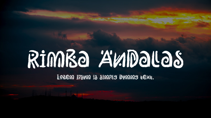 Rimba Andalas Font