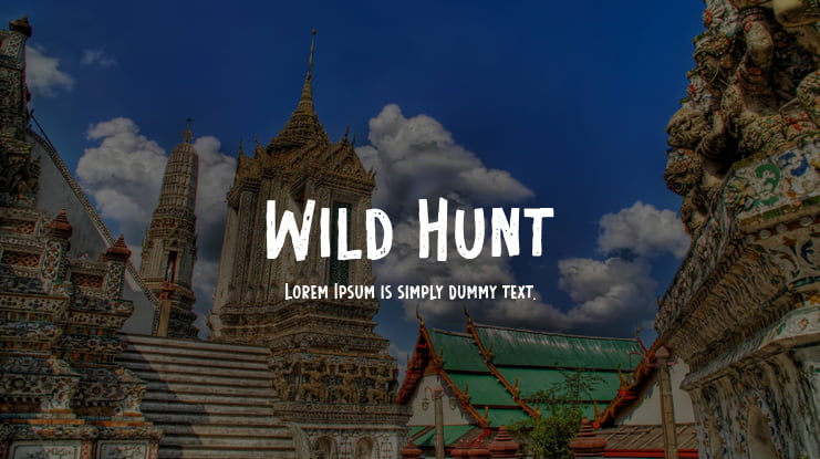 Wild Hunt Font