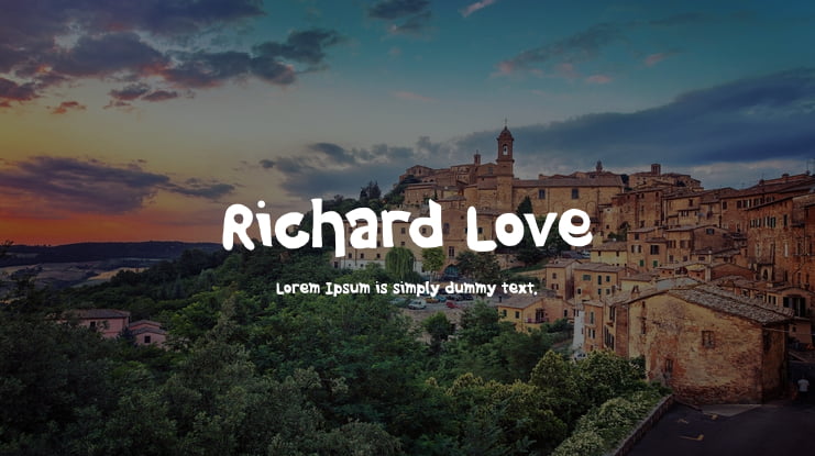Richard Love Font