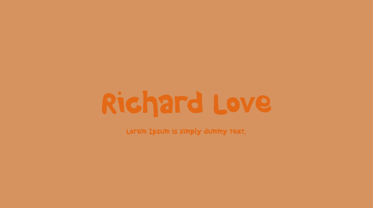 Richard Love Font