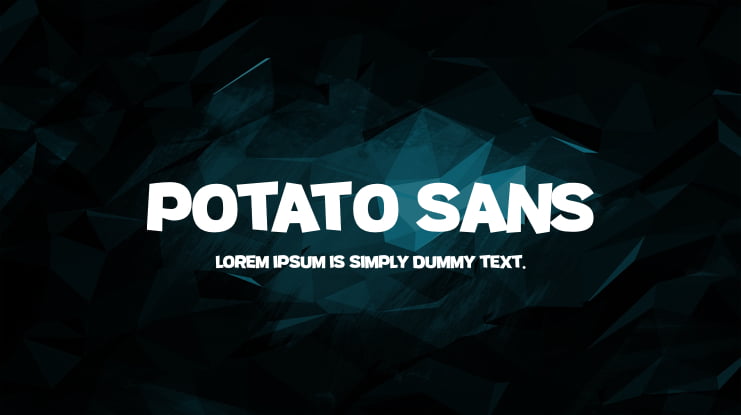 Potato sans Font Family