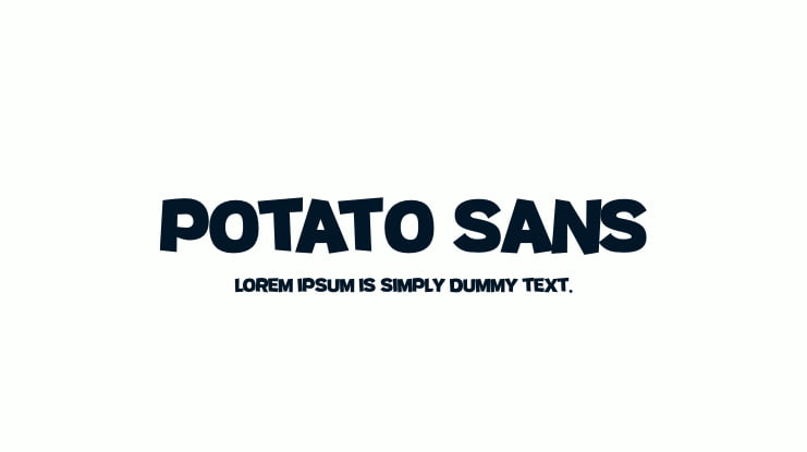 Potato sans Font Family