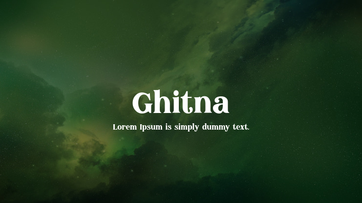 Ghitna Font