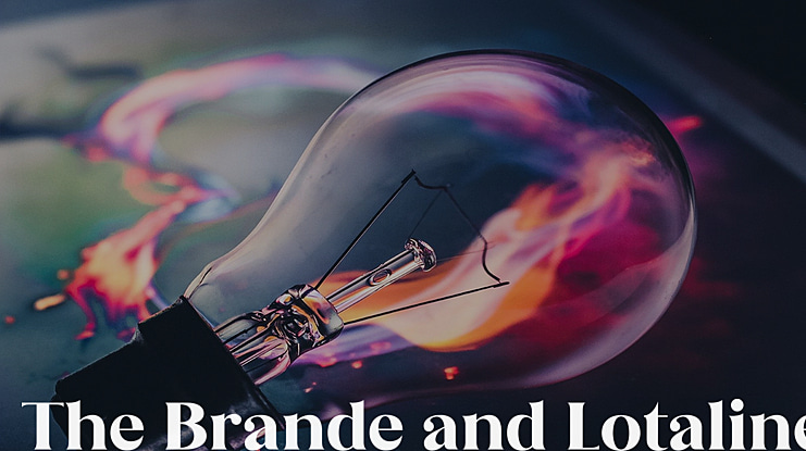 The Brande and Lotaline Font