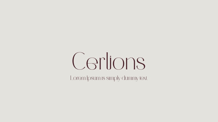 Cerlions Font