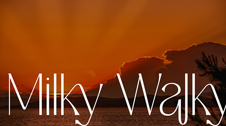 Milky Walky Font