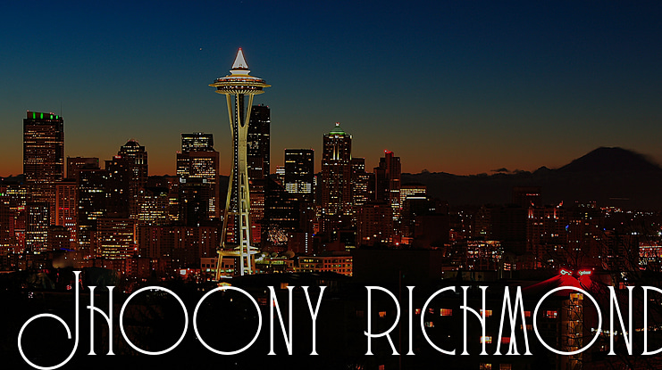 Jhoony richmond Font