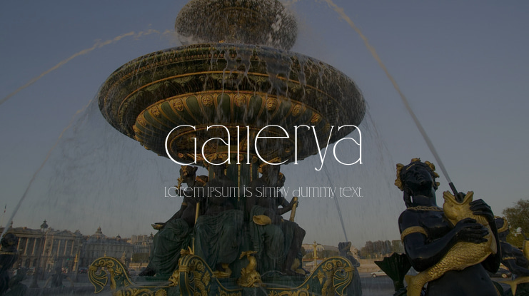 Gallerya Font
