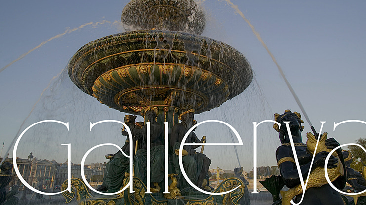 Gallerya Font