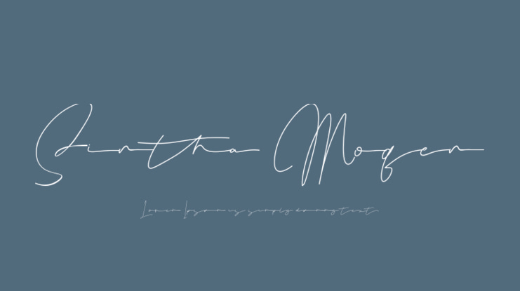 Sintha Moqen Font