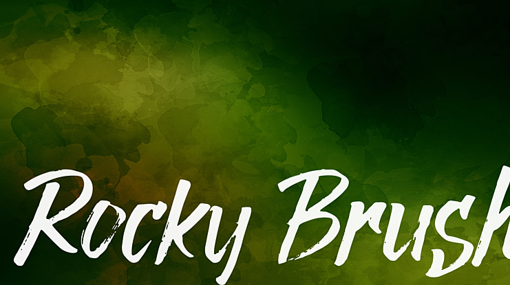 Rocky Brush Font Family