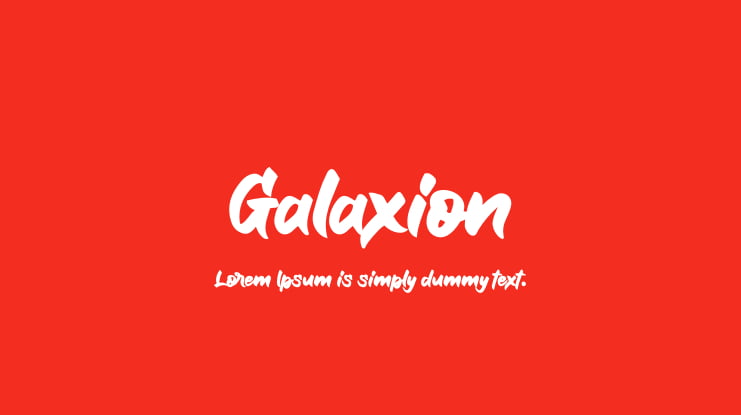 Galaxion Font Family