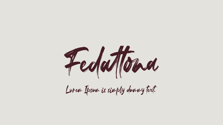 Fedattona Font Family