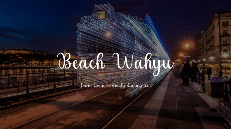 Beach Wahyu Font Family