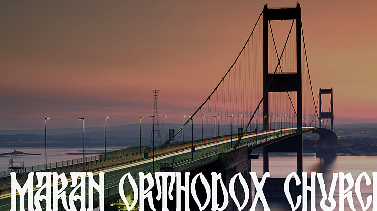 Maran Orthodox Church Font