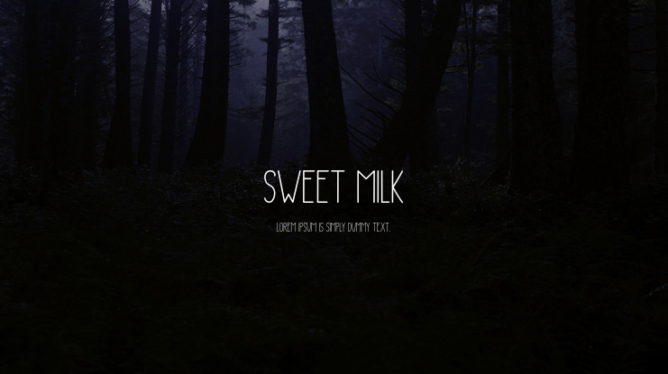 Sweet Milk Font