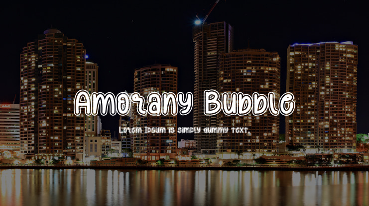 Amorany Bubble Font