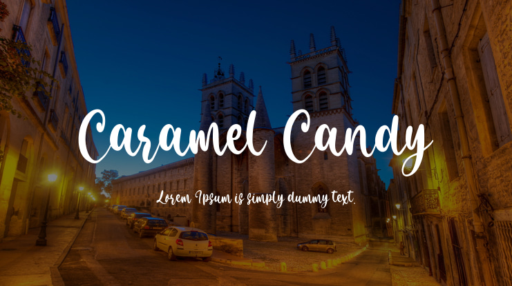 Caramel Candy Font