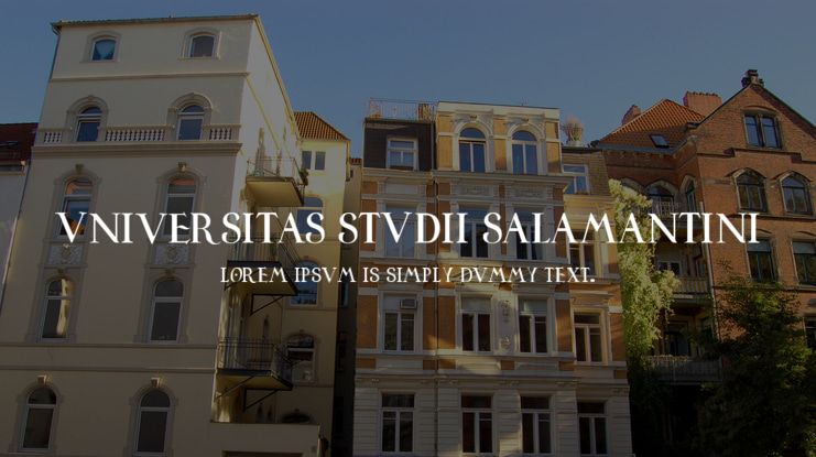 Universitas Studii Salamantini Font