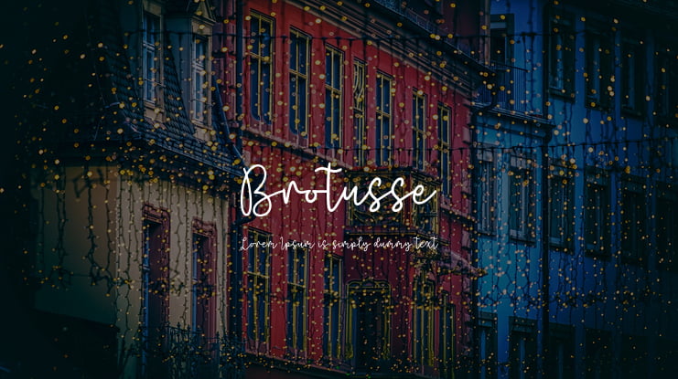 Brotusse Font