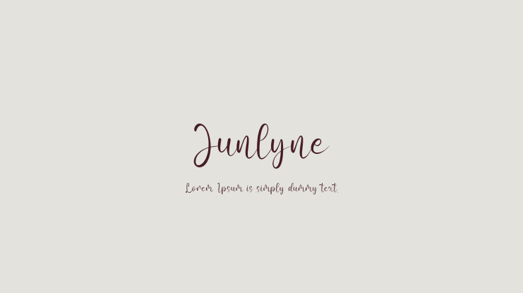 Junlyne Font