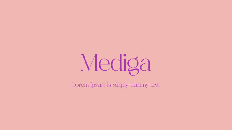 Mediga Font