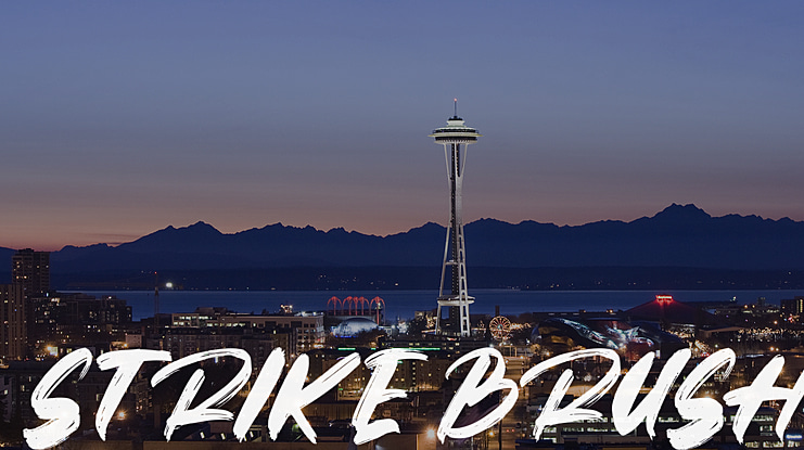 Strike Brush Font