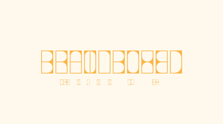 BRAINBOXED Font