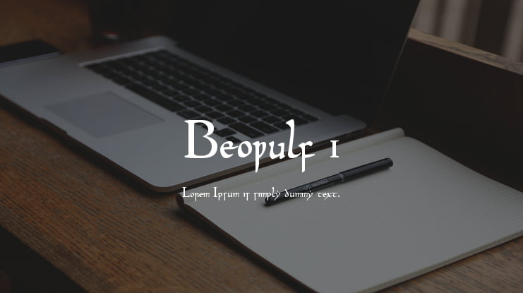 Beowulf 1 Font