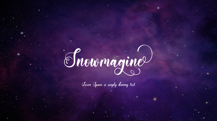 Snowmagine Font