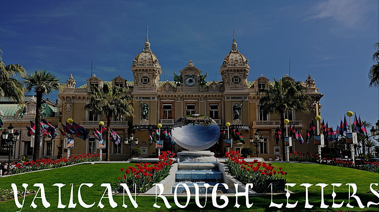 Vatican Rough Letters, 8th c. Font