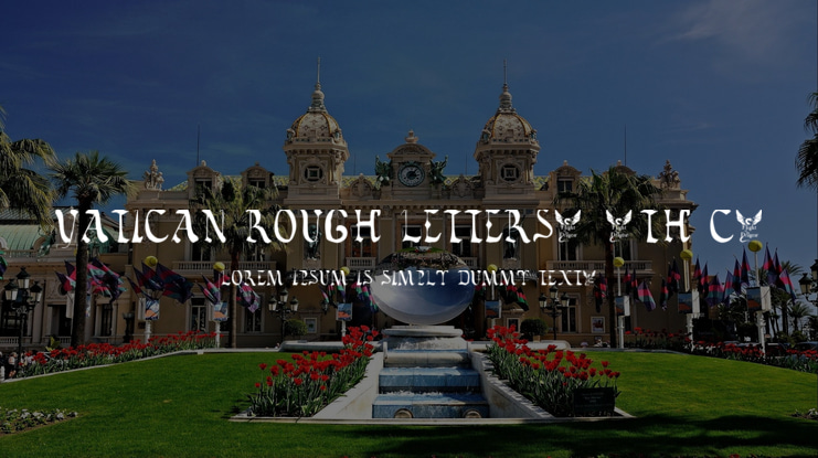 Vatican Rough Letters, 8th c. Font