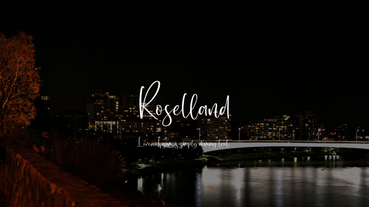 Roselland Font