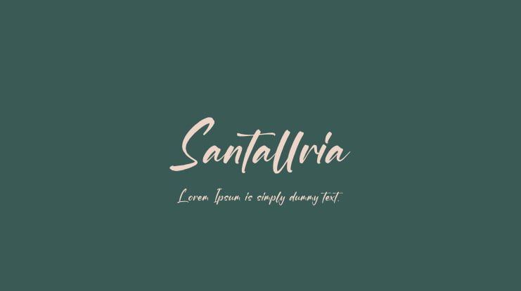 Santallria Font