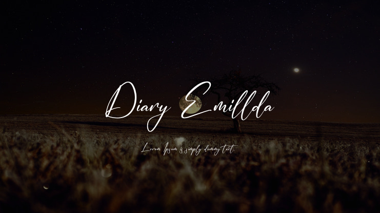 Diary Emillda Font