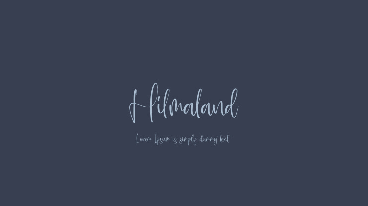 Hilmaland Font