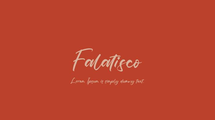 Falatisco Font