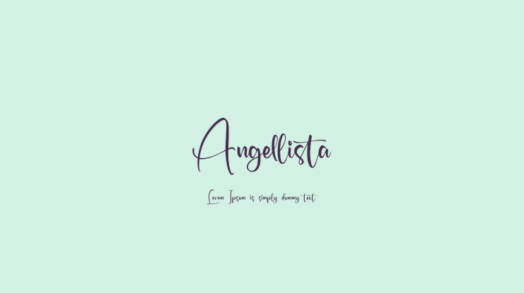 Angellista Font
