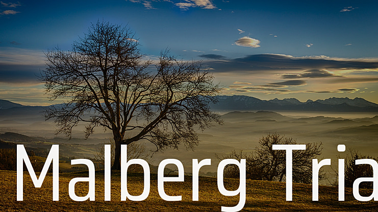 Malberg Trial Font Family