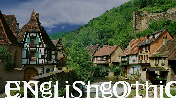 English Gothic Font