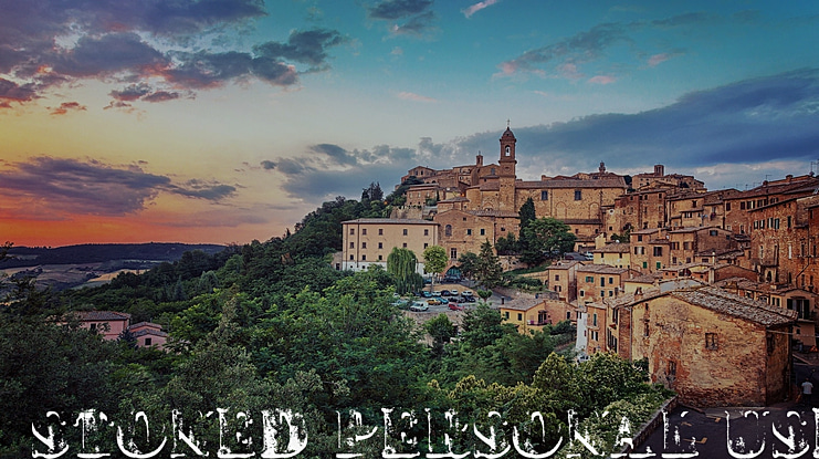 STONED PERSONAL USE Font