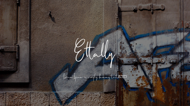 Ettally Font