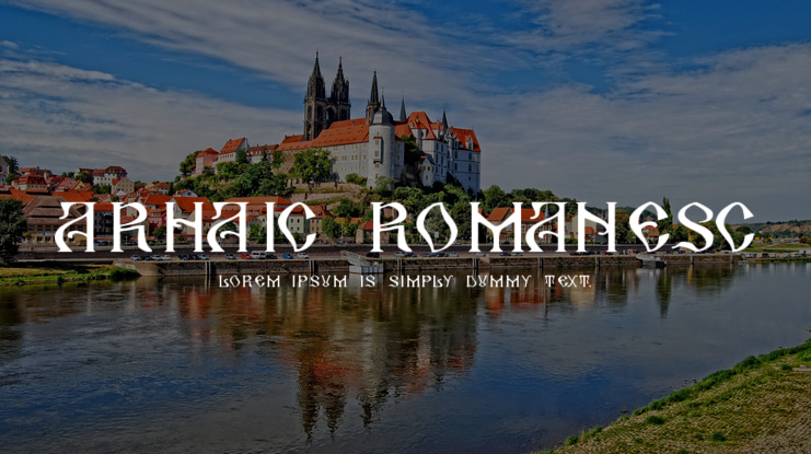 Arhaic Romanesc Font