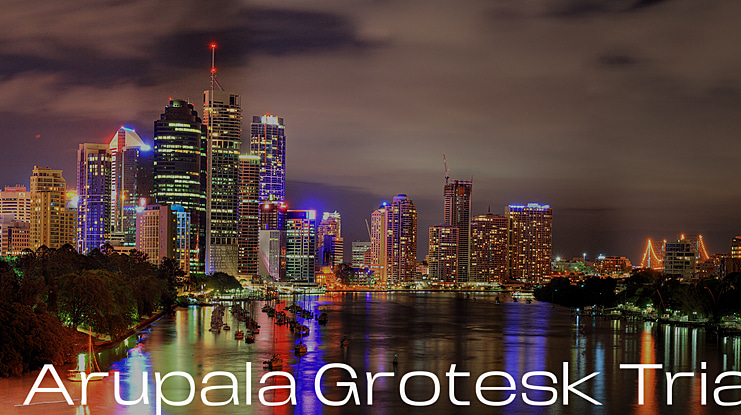 Arupala Grotesk Trial Font Family