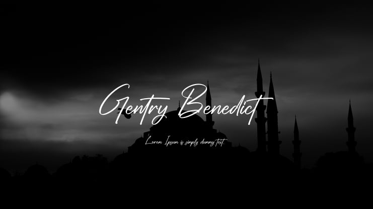 Gentry Benedict Font