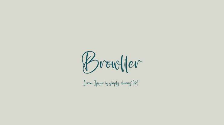 Browller Font