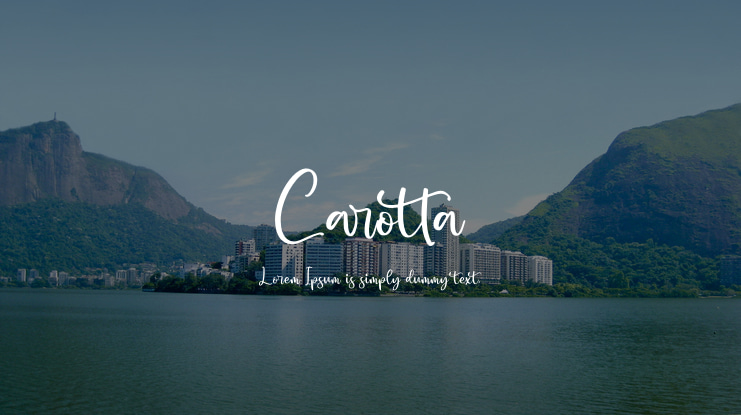 Carotta Font